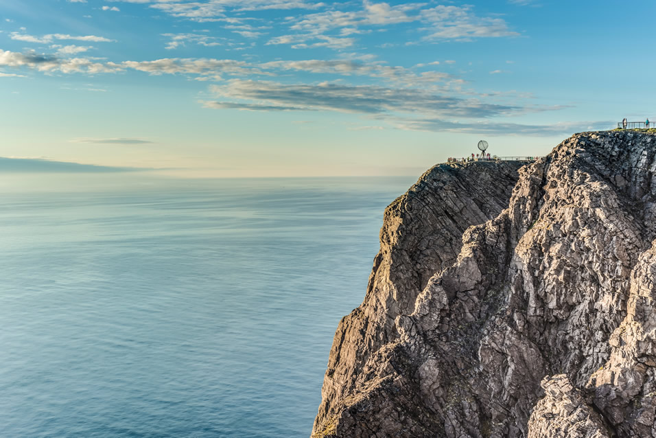 1,000 Foot Cliff Overlooking the North Cape